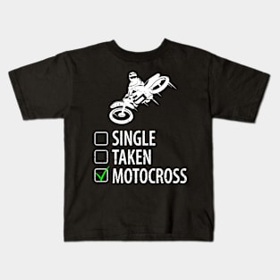 Motocross Biker Freestyle Stunt Kids T-Shirt